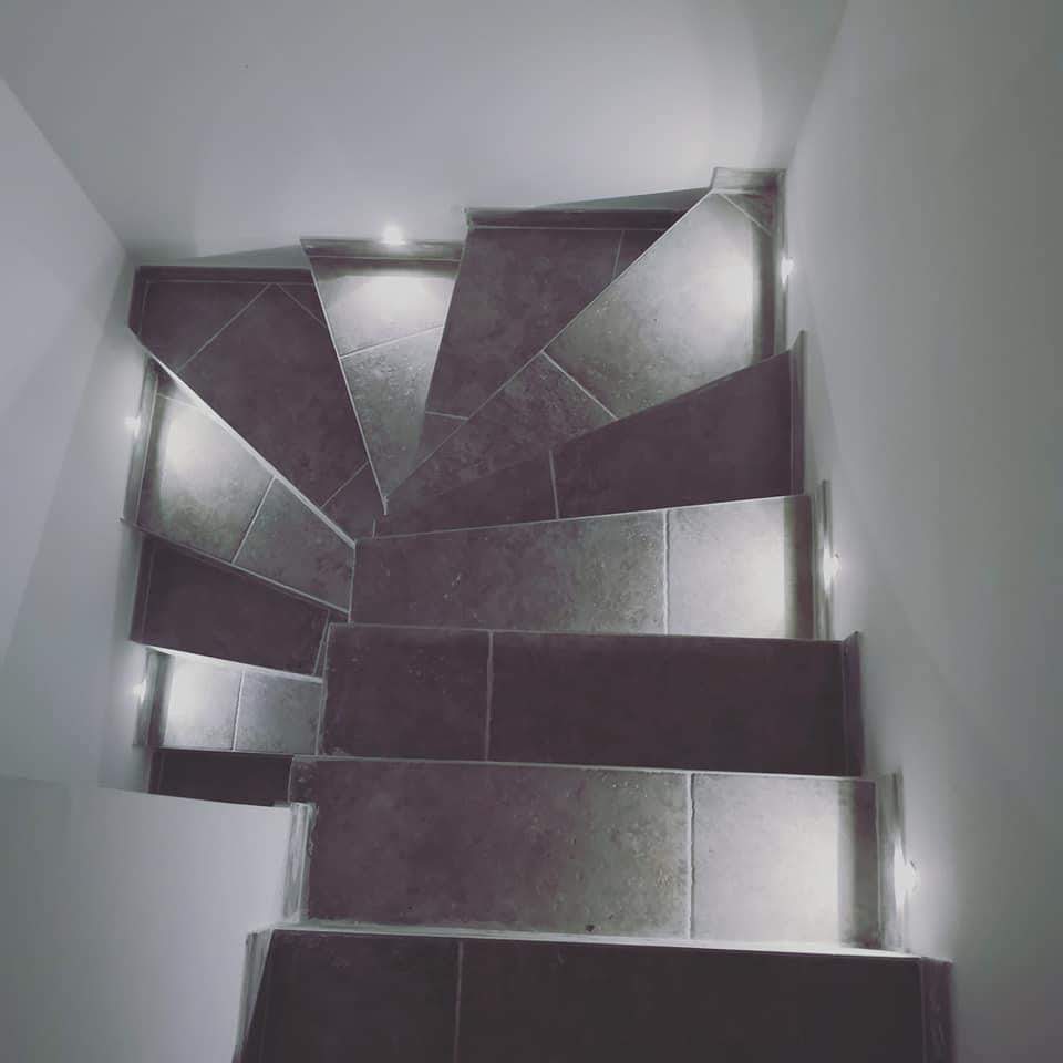 lumières escalier